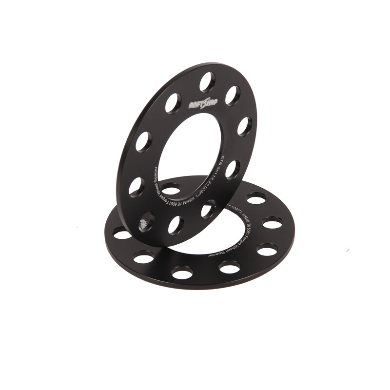 Tesla 5x114.3 & 5x120 Hubcentric "Slip On" Wheel Spacers - 5 mm (CB 71.1)